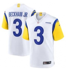 Men Los Angeles Rams Odell Beckham Jr 3 White Vapor Limited Jersey Men Los Angeles Rams Odell Beckham Jr 3 White Vapor Limited Jersey