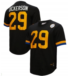 Men Mitchell Ness Eric Dickerson Black Los Angeles Rams #29 Retired Stitched Jersey Men Mitchell Ness Eric Dickerson Black Los Angeles Rams #29 Retired Stitched Jersey