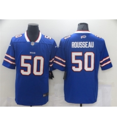 Men Nike Buffalo Bills Gregory Rousseau 50 Blue Vapor Limited Jersey Men Nike Buffalo Bills Gregory Rousseau 50 Blue Vapor Limited Jersey