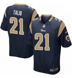 Men Nike Los Angeles Rams 21 Aqib Talib Game Navy Blue Team Color NFL Jersey Men Nike Los Angeles Rams 21 Aqib Talib Game Navy Blue Team Color NFL Jersey