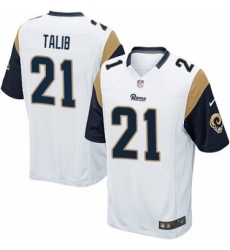 Men Nike Los Angeles Rams 21 Aqib Talib Game White NFL Jersey Men Nike Los Angeles Rams 21 Aqib Talib Game White NFL Jersey
