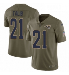 Men Nike Los Angeles Rams 21 Aqib Talib Limited Olive 2017 Salute to Service NFL Jersey Men Nike Los Angeles Rams 21 Aqib Talib Limited Olive 2017 Salute to Service NFL Jersey
