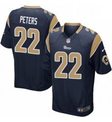 Men Nike Los Angeles Rams 22 Marcus Peters Game Navy Blue Team Color NFL Jersey Men Nike Los Angeles Rams 22 Marcus Peters Game Navy Blue Team Color NFL Jersey