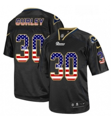 Men Nike Los Angeles Rams 30 Todd Gurley Elite Black USA Flag Fashion NFL Jersey Men Nike Los Angeles Rams 30 Todd Gurley Elite Black USA Flag Fashion NFL Jersey