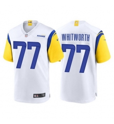 Men Nike Los Angeles Rams 77 Andrew Whitworth White Vapor Untouchable Limited Jersey Men Nike Los Angeles Rams 77 Andrew Whitworth White Vapor Untouchable Limited Jersey