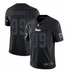 Men Nike Los Angeles Rams 99 Aaron Donald Limited Black Rush Impact NFL Jersey Men Nike Los Angeles Rams 99 Aaron Donald Limited Black Rush Impact NFL Jersey