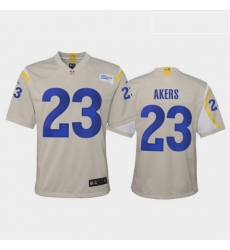 Men Nike Rams 23 Cam Akers Bone Vapor Limited Jersey Men Nike Rams 23 Cam Akers Bone Vapor Limited Jersey