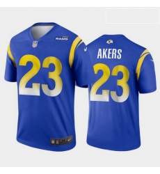 Men Nike Rams 23 Cam Akers Roayl Blue Vapor Limtited Jersey Men Nike Rams 23 Cam Akers Roayl Blue Vapor Limtited Jersey