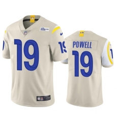 Men's Los Angeles Rams #19 Brandon Powell Cream Vapor Untouchable Limited Stitched Football Jersey Men's Los Angeles Rams #19 Brandon Powell Cream Vapor Untouchable Limited Stitched Football Jersey