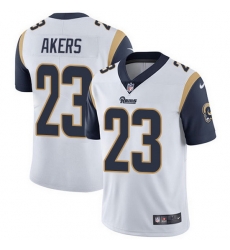 Nike Rams 23 Cam Akers White Men Stitched NFL Vapor Untouchable Limited Jersey Nike Rams 23 Cam Akers White Men Stitched NFL Vapor Untouchable Limited Jersey