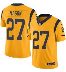 Nike Rams #27 Tre Mason Gold Mens Stitched NFL Limited Rush Jersey Nike Rams #27 Tre Mason Gold Mens Stitched NFL Limited Rush Jersey