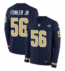 Nike Rams 56 Dante Fowler Jr Navy Blue Team Color Men s Stitched NFL Limited Therma Long Sleeve Jersey Nike Rams 56 Dante Fowler Jr Navy Blue Team Color Men s Stitched NFL Limited Therma Long Sleeve Jersey