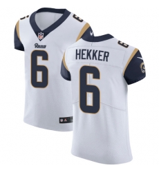 Nike Rams #6 Johnny Hekker White Mens Stitched NFL Vapor Untouchable Elite Jersey Nike Rams #6 Johnny Hekker White Mens Stitched NFL Vapor Untouchable Elite Jersey
