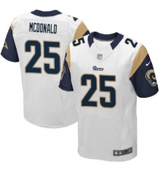 Nike St Louis Rams #25 T J McDonald White Mens Stitched NFL Elite Jersey Nike St Louis Rams #25 T J McDonald White Mens Stitched NFL Elite Jersey