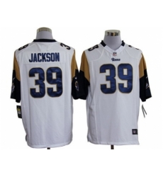 Nike St. Louis Rams 39 Steven Jackson White Game NFL Jersey Nike St. Louis Rams 39 Steven Jackson White Game NFL Jersey