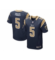 Nike St. Louis Rams 5 Nick Foles Blue Elite NFL Jersey Nike St. Louis Rams 5 Nick Foles Blue Elite NFL Jersey