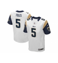 Nike St. Louis Rams 5 Nick Foles Navy white Elite NFL Jersey Nike St. Louis Rams 5 Nick Foles Navy white Elite NFL Jersey