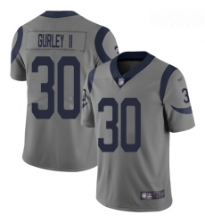 Rams 30 Todd Gurley II Gray Men Stitched Football Limited Inverted Legend Jersey Rams 30 Todd Gurley II Gray Men Stitched Football Limited Inverted Legend Jersey