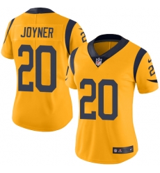 Nike Rams #20 Lamarcus Joyner Gold Womens Stitched NFL Limited Rush Jersey Nike Rams #20 Lamarcus Joyner Gold Womens Stitched NFL Limited Rush Jersey