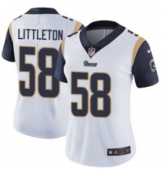 Nike Rams 58 Cory Littleton White Womens Stitched NFL Vapor Untouchable Limited Jersey Nike Rams 58 Cory Littleton White Womens Stitched NFL Vapor Untouchable Limited Jersey
