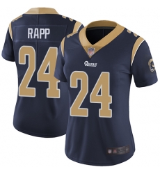 Rams 24 Taylor Rapp Navy Blue Team Color Women Stitched Football Vapor Untouchable Limited Jersey Rams 24 Taylor Rapp Navy Blue Team Color Women Stitched Football Vapor Untouchable Limited Jersey
