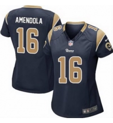 Women Nike St. Louis Rams 16 Danny Amendola Blue Nike NFL Jersey Women Nike St. Louis Rams 16 Danny Amendola Blue Nike NFL Jersey