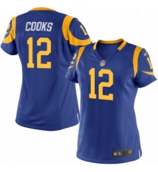 Womens Nike Los Angeles Rams 12 Brandin Cooks Game Royal Blue Alternate NFL Jersey Womens Nike Los Angeles Rams 12 Brandin Cooks Game Royal Blue Alternate NFL Jersey
