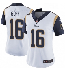 Womens Nike Los Angeles Rams 16 Jared Goff Elite White NFL Jersey Womens Nike Los Angeles Rams 16 Jared Goff Elite White NFL Jersey