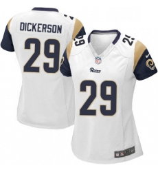 Womens Nike Los Angeles Rams 29 Eric Dickerson Game White NFL Jersey Womens Nike Los Angeles Rams 29 Eric Dickerson Game White NFL Jersey