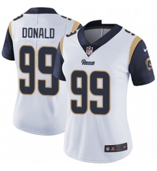 Womens Nike Los Angeles Rams 99 Aaron Donald White Vapor Untouchable Limited Player NFL Jersey Womens Nike Los Angeles Rams 99 Aaron Donald White Vapor Untouchable Limited Player NFL Jersey