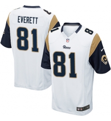 Nike Rams #81 Gerald Everett White Youth Stitched NFL Elite Jersey Nike Rams #81 Gerald Everett White Youth Stitched NFL Elite Jersey