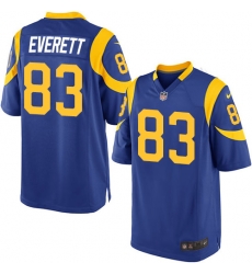 Nike Rams #83 Gerald Everett Royal Blue Alternate Youth Stitched NFL Elite Jersey Nike Rams #83 Gerald Everett Royal Blue Alternate Youth Stitched NFL Elite Jersey
