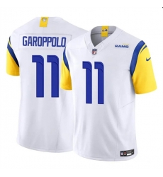 Youth Los Angeles Rams 11 Jimmy Garoppolo White 2024 F U S E Vapor Untouchable Stitched Football Jersey Youth Los Angeles Rams 11 Jimmy Garoppolo White 2024 F U S E Vapor Untouchable Stitched Football Jersey