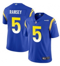 Youth Los Angeles Rams 5 Jalen Ramsey Royal Vapor Untouchable Limited Stitched Jersey Youth Los Angeles Rams 5 Jalen Ramsey Royal Vapor Untouchable Limited Stitched Jersey