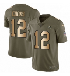 Youth Nike Los Angeles Rams 12 Brandin Cooks Limited OliveGold 2017 Salute to Service NFL Jersey Youth Nike Los Angeles Rams 12 Brandin Cooks Limited OliveGold 2017 Salute to Service NFL Jersey