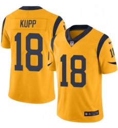 Youth Nike Los Angeles Rams 18 Cooper Kupp Limited Gold Rush Vapor Untouchable NFL Jersey Youth Nike Los Angeles Rams 18 Cooper Kupp Limited Gold Rush Vapor Untouchable NFL Jersey