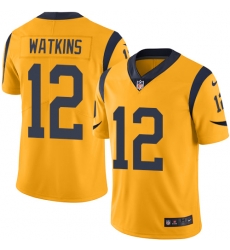Youth Nike Rams #12 Sammy Watkins Gold Stitched NFL Limited Rush Jersey Youth Nike Rams #12 Sammy Watkins Gold Stitched NFL Limited Rush Jersey