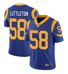 Youth Nike Rams 58 Cory Littleton Royal Blue Alternate Stitched NFL Vapor Untouchable Limited Jersey Youth Nike Rams 58 Cory Littleton Royal Blue Alternate Stitched NFL Vapor Untouchable Limited Jersey