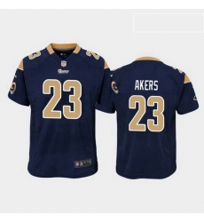 youth cam akers los angeles rams navy game jersey youth cam akers los angeles rams navy game jersey