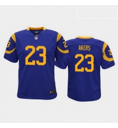 youth cam akers los angeles rams royal game jersey youth cam akers los angeles rams royal game jersey