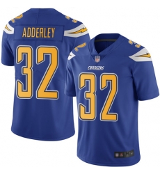 Chargers 32 Nasir Adderley Electric Blue Men Stitched Football Limited Rush Jersey Chargers 32 Nasir Adderley Electric Blue Men Stitched Football Limited Rush Jersey