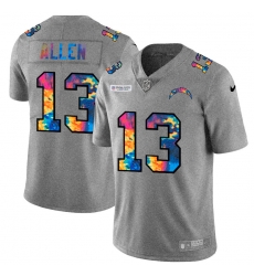 Los Angeles Chargers 13 Keenan Allen Men Nike Multi Color 2020 NFL Crucial Catch NFL Jersey Greyheather Los Angeles Chargers 13 Keenan Allen Men Nike Multi Color 2020 NFL Crucial Catch NFL Jersey Greyheather