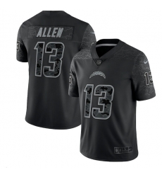 Men Los Angeles Chargers 13 Keenan Allen Black Reflective Limited Stitched Football Jersey Men Los Angeles Chargers 13 Keenan Allen Black Reflective Limited Stitched Football Jersey
