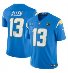 Men Los Angeles Chargers 13 Keenan Allen Light Blue 2023 F U S E With John Madden Patch Vapor Limited Stitched Football Jersey Men Los Angeles Chargers 13 Keenan Allen Light Blue 2023 F U S E With John Madden Patch Vapor Limited Stitched Football Jersey