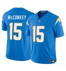 Men Los Angeles Chargers 15 Ladd McConkey Light Blue 2024 F U S E Draft Vapor Limited Stitched Football Jersey Men Los Angeles Chargers 15 Ladd McConkey Light Blue 2024 F U S E Draft Vapor Limited Stitched Football Jersey