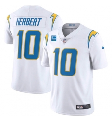 Men Los Angeles Chargers 2022 #10 Justin Herbert White With 2-star C Patch Vapor Untouchable Limited Stitched Jersey Men Los Angeles Chargers 2022 #10 Justin Herbert White With 2-star C Patch Vapor Untouchable Limited Stitched Jersey