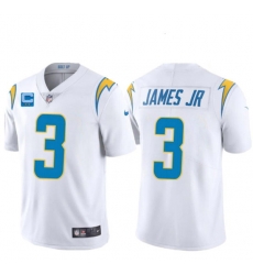 Men Los Angeles Chargers 2022 #3 Derwin James Jr. White With 2-star C Patch Vapor Untouchable Limited Stitched Jersey Men Los Angeles Chargers 2022 #3 Derwin James Jr. White With 2-star C Patch Vapor Untouchable Limited Stitched Jersey