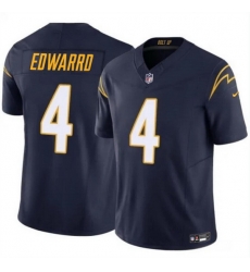 Men Los Angeles Chargers 4 Gus Edwards Navy 2024 F U S E Vapor Limited Stitched Football Jersey Men Los Angeles Chargers 4 Gus Edwards Navy 2024 F U S E Vapor Limited Stitched Football Jersey