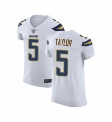 Men Los Angeles Chargers 5 Tyrod Taylor White Vapor Untouchable Elite Player Football Jersey Men Los Angeles Chargers 5 Tyrod Taylor White Vapor Untouchable Elite Player Football Jersey