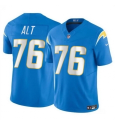 Men Los Angeles Chargers 76 Joe Alt Light Blue 2024 Draft F U S E Vapor Limited Stitched Football Jersey Men Los Angeles Chargers 76 Joe Alt Light Blue 2024 Draft F U S E Vapor Limited Stitched Football Jersey
